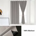 thumbnail image 5 of Size Easy Install Velcro Blackout Curtains for Bedroom OTHER 1, 5 of 5