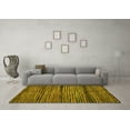 thumbnail image 3 of Ahgly Company Indoor Rectangle Abstract Yellow Modern Area Rugs, 5' x 8', 3 of 4