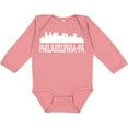 thumbnail image 3 of Inktastic Philadelphia Pennsylvania Skyline PA Cities Boys or Girls Long Sleeve Baby Bodysuit, 3 of 5