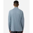 thumbnail image 3 of HUK H1200715 Men's Airweight Heather Quarter-Zip Pullover-Silverblue Heather-L, 3 of 6