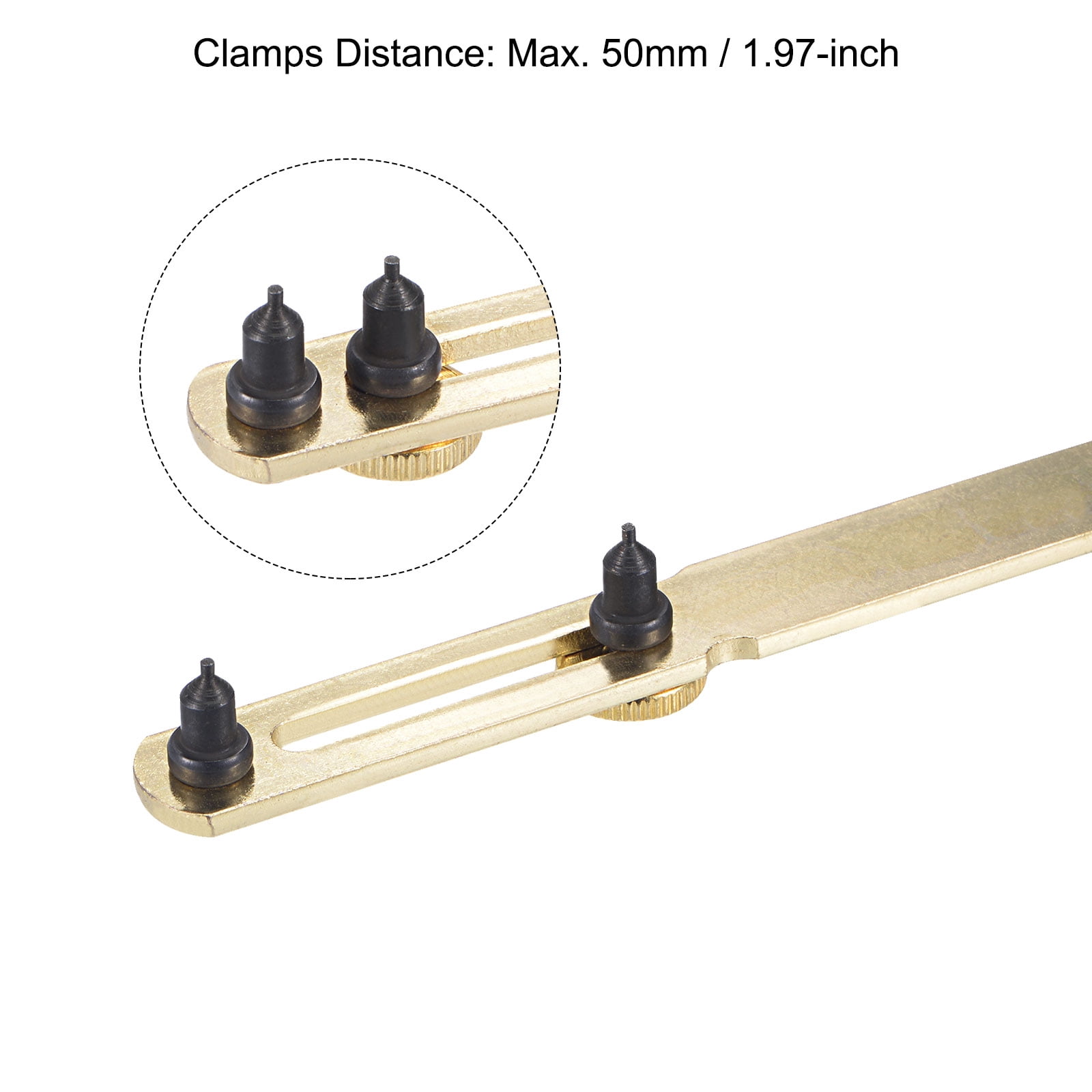 Clé Pour Boîte De Montre - Ajustable 50 Mm, Laiton, Pour Réparation Ou Remplacement - Neuf Avec étiquettes