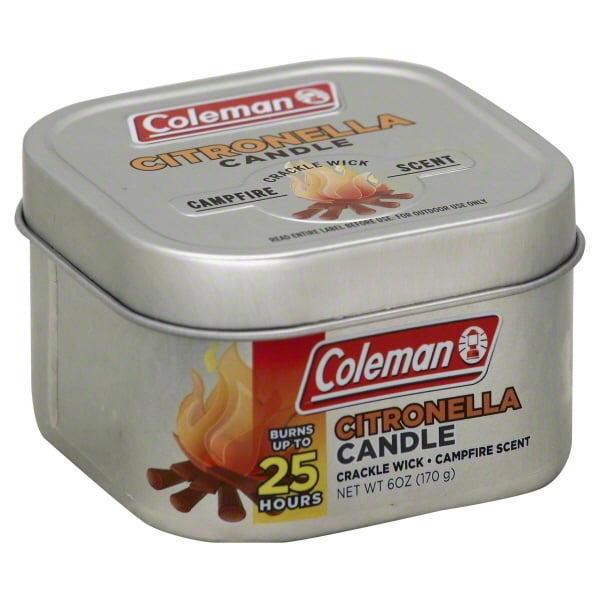 Coleman Repellents Campfire Citronella Candle, 6 oz.