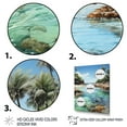 thumbnail image 3 of Designart "Dominican Caribbean Dream II" Nautical & Beach Floater Framed Wall Art Print, 3 of 7