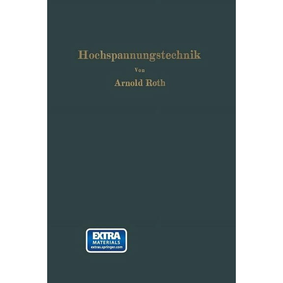 Hochspannungstechnik, (Paperback)