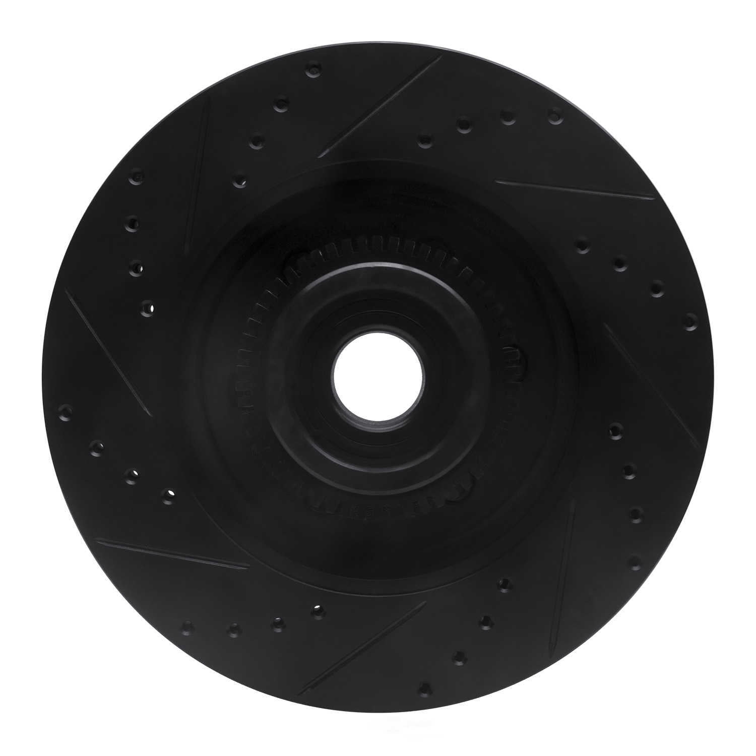 Dynamic Friction Company 633-54184R DFC Brake Rotor - Drilled And Slotted - Black