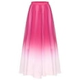thumbnail image 2 of Women Lyrical Ballroom Dance Skirt Long Swing Wrap Skirt, 2 of 7