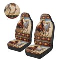 thumbnail image 3 of Uorisanigo Car Seat Covers Front Seats Only Set of 2 Auto Interior High Back Bucket Seat Covers Universal Western Horse Aztec Driver Seats Cover, Washable Automotive Accessories Decor, 3 of 7