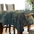 thumbnail image 4 of Yayeee Tablecloths for Rectangular Tables 54 x 54 inch Party Table Cover, Whale and Moon, 4 of 6