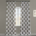 thumbnail image 2 of Mayan Gold Printed Cotton Twill Curtain (1 Panel), Mayan Gold, 50W X 84L, 2 of 6
