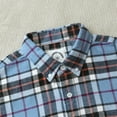 thumbnail image 4 of Dubinik® Flannel Shirt for Men Long Sleeve Men's Casual Button-Down Shirt 100% Cotton Soft Plaid Regular Fit with Pockets, 4 of 7