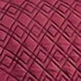 thumbnail image 3 of Collections Etc Diamond-Shape Quilted Stretch Recliner Cover with Storage Pockets and Elastic Straps - Furniture Protector, Burgundy, Recliner, 3 of 4