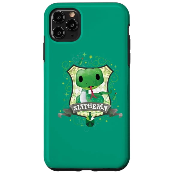 Funda para teléfono Harry Potter Watercolor Slytherin Crest iPhone 11 Pro Max
