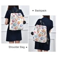 thumbnail image 4 of FORMRS Women's Travel Backpack Purse Anti-Theft Hidden Pockets Casual Shoulder Bag, Pastel Easter Pattern, 4 of 7