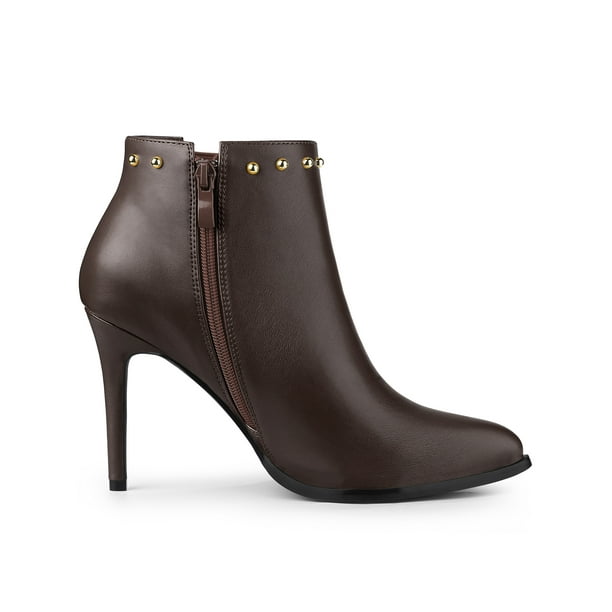 Black stiletto boots ankle new arrivals