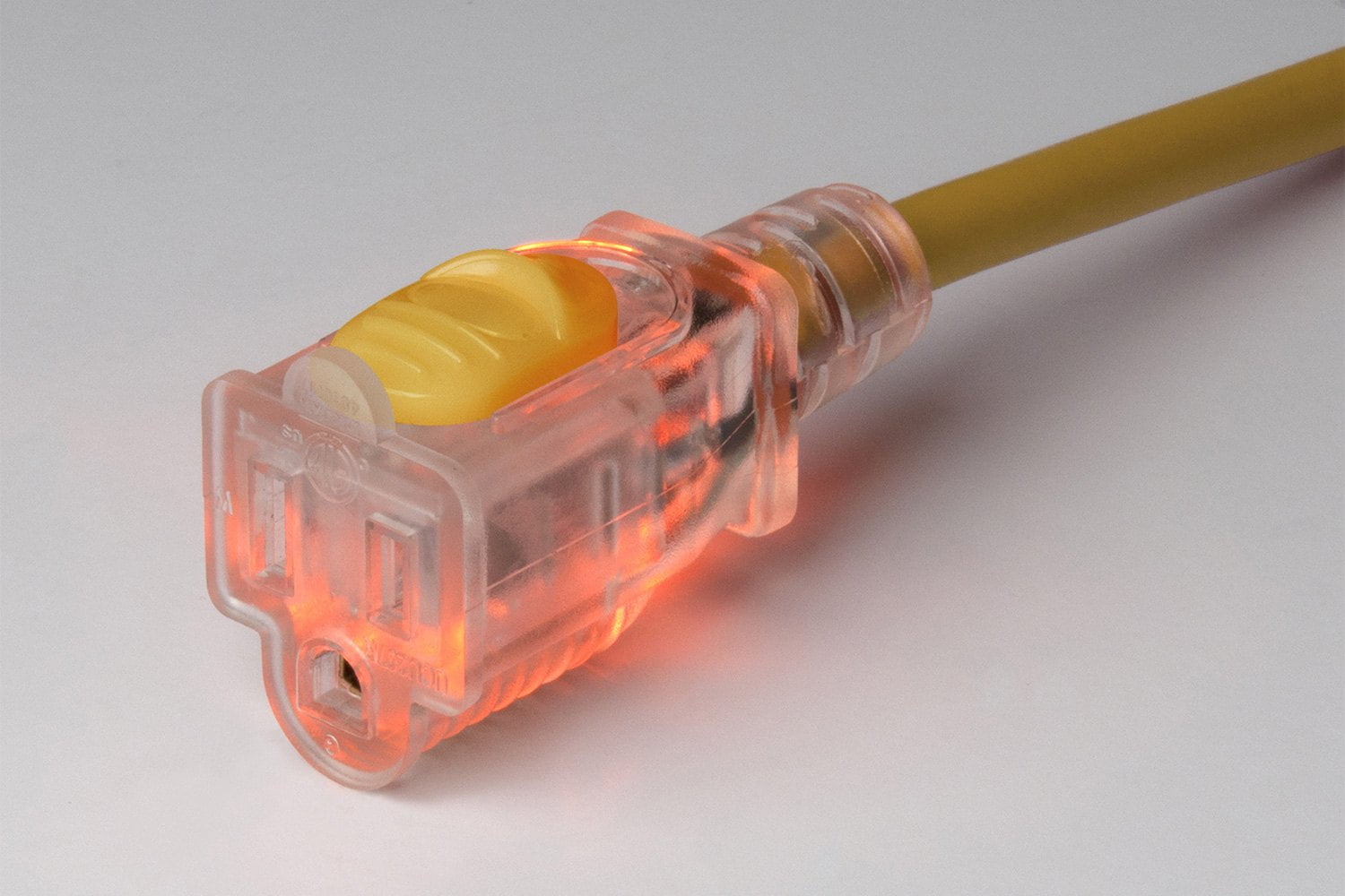 Marinco 150050 - 14/3 50' 15A Locking Lighted Extension Cord