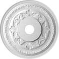 thumbnail image 5 of Ekena Millwork 22"OD x 3 1/2"ID x 1"P Baltimore Thermoformed PVC Ceiling Medallion (Fits Canopies up to 7 3/4"), Universal Metallic Champagne Mist, 5 of 5