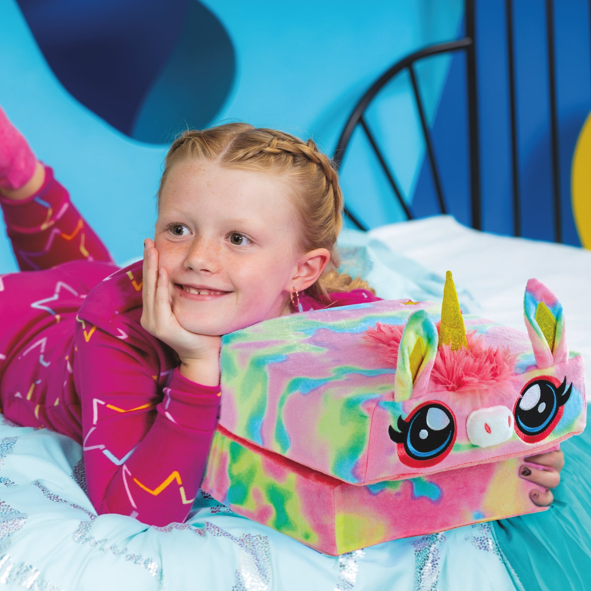Pillow Cube Kid Cubes Rainbow Unicorn Toddler Pillow, 2in1 Fun Toy & Plush Pillow for Kids Ages 3+  (图5) Pillow Cube Kid Cubes Rainbow Unicorn Toddler Pillow, 2in1 Fun Toy & Plush Pillow for Kids Ages 3+  (图5)