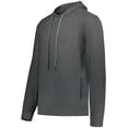 thumbnail image 2 of Holloway B30964944 Eco Revive Ventura Soft Knit Hoodie, Carbon Heather - Medium, 2 of 2