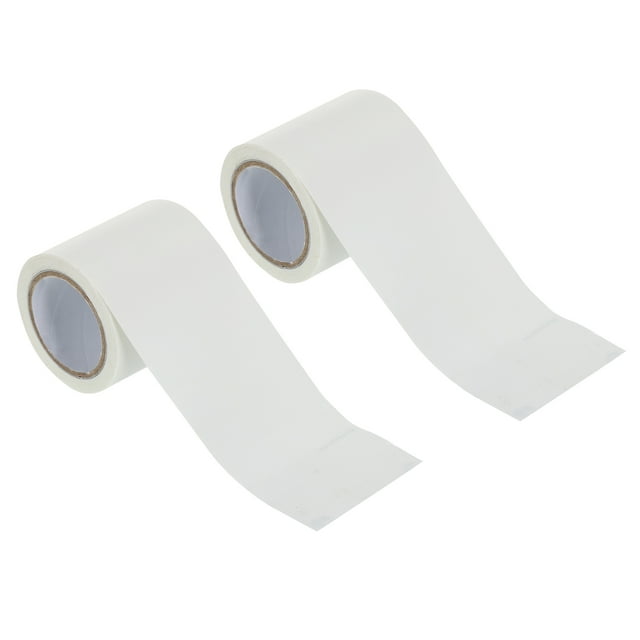 Unique Bargains Ruban de Réparation pour Cuir 2,2 Pieds X 30 Pieds, Patch Texturé Réaliste en Cuir Autocollant, Blanc