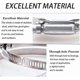 thumbnail image 3 of 4 Pices Collier de Serrage Tuyau, Collier de Serrage Tuyau Rglable 27-51 mm , 304 Collier de Serrage Inox, Collier Serrage Mtallique, Compatible avec, 3 of 5