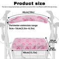 thumbnail image 6 of COEQINE Breast Cancer Medical Products Rollator Walker Seat & Back Cover Pink Ribbon Universal Rollator Walker Seat and Backrest Covers for Women Gifts for Women Friends, 6 of 7