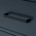thumbnail image 4 of ARIEL Hepburn 60" Midnight Blue Double Vanity, 1.5" Edge Carrara Quartz Countertop & Splash, Rectangular Sinks, 4 Soft Closing Doors, 6 Full Extension Dovetail Drawers, Toe Kick, Matte Black, 4 of 10