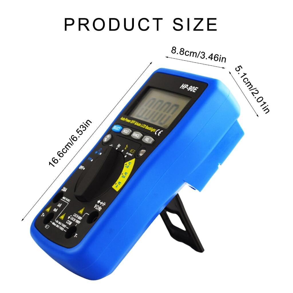 CEORPER Professional Digital Multimeter Electrical Meter ABS for Various Testing Needs