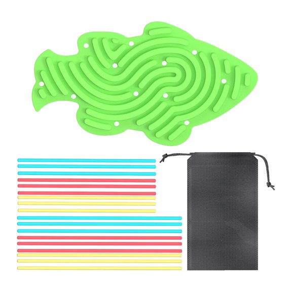Tablero de actividades sensoriales CUTICAT verde 18 x 10 cm