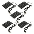 thumbnail image 4 of Teclado Numérico Ergonómico con Cable Mini Teclado Numérico de Escritura Silenciosa para PC Computadora Portátil USB Plug and Play 18 Teclas Tamaño Portátil Amplia, 4 of 8