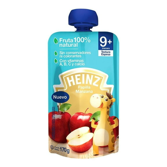 Papilla Heinz etapa 3 sabor manzana pouch 170 g
