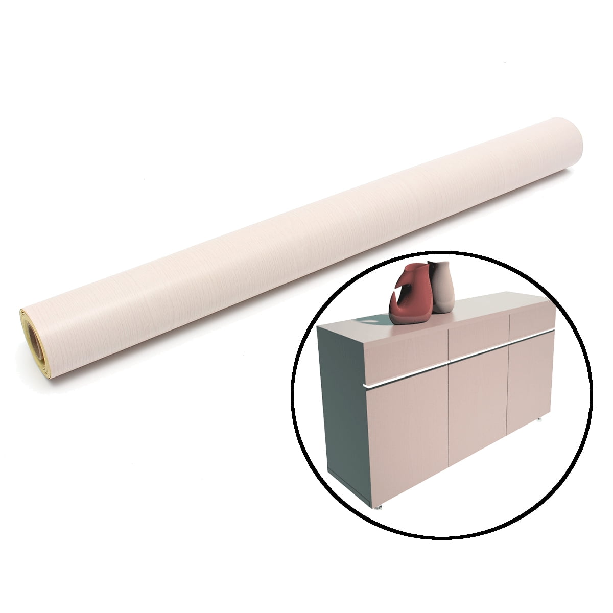 Wood Grain Contact Paper Self Adhesive Vinyl Shelf Liner Covering