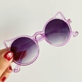 thumbnail image 2 of CHUMUD Kids Cat Ear Sunglasses | Gradient Lens Cute Sun Glasses | 2-12 Years Girls Boys Fashion Shades | UV Protection Summer Eyewear, 2 of 3