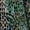 Green & Black, variant on Moomaya Kimono Sleeves V Neck Kaftan Printed Rayon - Women's Elegant Kaftan