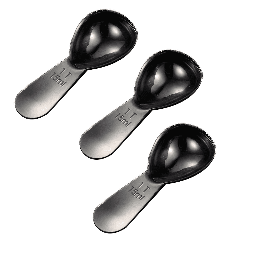 3 Pieces Coffee Scoop Stainless Steel Coffee Scoops Short Handle Tablespoon  M