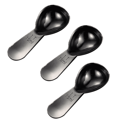 

Coffee Scoop Set Stainless Steel Coffee Spoons Short Handles Tablespoon Measure Spoon Set Fit Coffee Loose Tea - Black