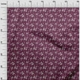 thumbnail image 3 of oneOone Cotton Poplin Twill Purple Fabric Kids Floral Sewing Craft Projects Fabric Prints By Yard 56 Inch Wide, 3 of 4