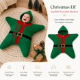 thumbnail image 2 of Dakiuu Christmas Star Shape Infant Baby Swaddle Sack Zipper Wearable Sleep Blanket For Newborn Boys Girls 0‑3 Months One Size, 2 of 6