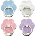 thumbnail image 1 of LAICAIW Flower Cell Phone Ring Holder, Zinc Alloy Metal Phone Back Ring Grip for Finger (4-Pack), 1 of 6