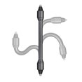 thumbnail image 2 of 3. Bendable 19.4mm Aluminum Screw Adapter for Security Monitors, Tablets & Photography Accessories, 2 of 9