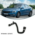 thumbnail image 3 of Manguera del radiador Unique Bargains para Volvo S60 2008-2018 No.31274173 Tubo de refrigerante de goma negro 1 Pc, 3 of 6