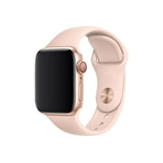Apple 40mm Sport Band - Strap for smart watch - S/M & M/L size - pink sand - demo - for Watch Herm��s Series 7, Herm��s Series 9, Nike Series 7, Series 10, Series 8, Series 9