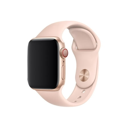 Apple 40mm Sport Band - Strap for smart watch - S/M & M/L size - pink sand - demo - for Watch Herm��s Series 7, Herm��s Series 9, Nike Series 7, Series 10, Series 8, Series 9