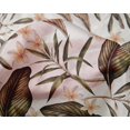 thumbnail image 4 of oneOone Silk Tabby White Fabric Floral & Leaves Tropical Diy Clothing Quilting Fabric Print Fabric By Yard 42 Inch Wide, 4 of 4