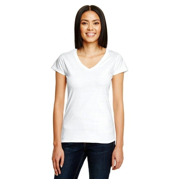 Womens Lightweight Fitted V-Neck Tee