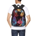 thumbnail image 4 of Fuzoiu Cartoon Big-Eyed Dog Print Large Capacity Backpack,Travel Backpack,Laptop Bag,College School Rucksack Bag,for School, Travel & Outdoor Activities, 4 of 6