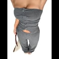 thumbnail image 3 of Conjuntos de Dos Piezas de Verano para Mujer 2025: Top de Tubo de Punto Acanalado, Pantalones de Pierna , Conjuntos Casuales para Estar en Casa y Viajar. Gris S, 3 of 9