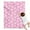 Pink Baseballs Pattern, variant on Pink Baseballs Pattern Blanket,Comfortable Soft Lamb Wool Throw Blanket,All Season,Warm Lightweight Blankets for Sofa Bed Couch Living Room Chair,30"x40"