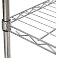 thumbnail image 5 of 5-Tier Wire Shelving with Wheels, 5-Tier, 30"" W x 14"" D (NEW MODEL), Chrome Plating, Plated Steel, 5 of 7
