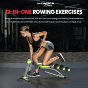 Wonder Core Total Gym Machine Workout Equipment Home Gym, Exercise Equipment Total Gym, Sit up Machine for Abs, Exercise Chair for Total Body Workouts, Ab Rocket Abdominal Trainer