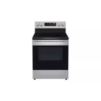 6.3 Cu. Ft. Smart Wi-Fi Enabled Electric Range with EasyClean and WideView Window in Stainless Steel